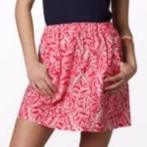 Lilly Pulitzer Pink Stamped Giraffe Cissy Skirt |L